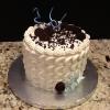 6" Chocolate Chip Fudge Cake
Oreo Cookies and Cream Filling
Vanilla ButterCream Frosting