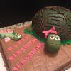 Turtle Cake
Vanilla Pound With Chocolate ButterCream Filling And Frosting