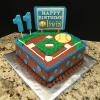 10" Square Softball Birthday Party
Chocolate Fudge Cake
Chocolate ButterCream Filling and Frosting
