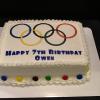 Olympic Rings/Happy Birthday
