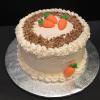 Carrot Cake with Cream Cheese Filling and Cream Cheese Frosting
Decorated with toasted chopped nuts!