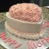 Valentine's Cake for Mothers Day! 
