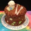50th Birthday
Chocolate Fudge Cake with Chocolate Fudge Filling
Chocolate ButterCream Frosting
Chef Hat