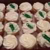 Cupcakes to match! Pea Pod decorations!