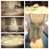 My client sent me a photo of her special event with the 3-tiered cake as the centerpiece. 
